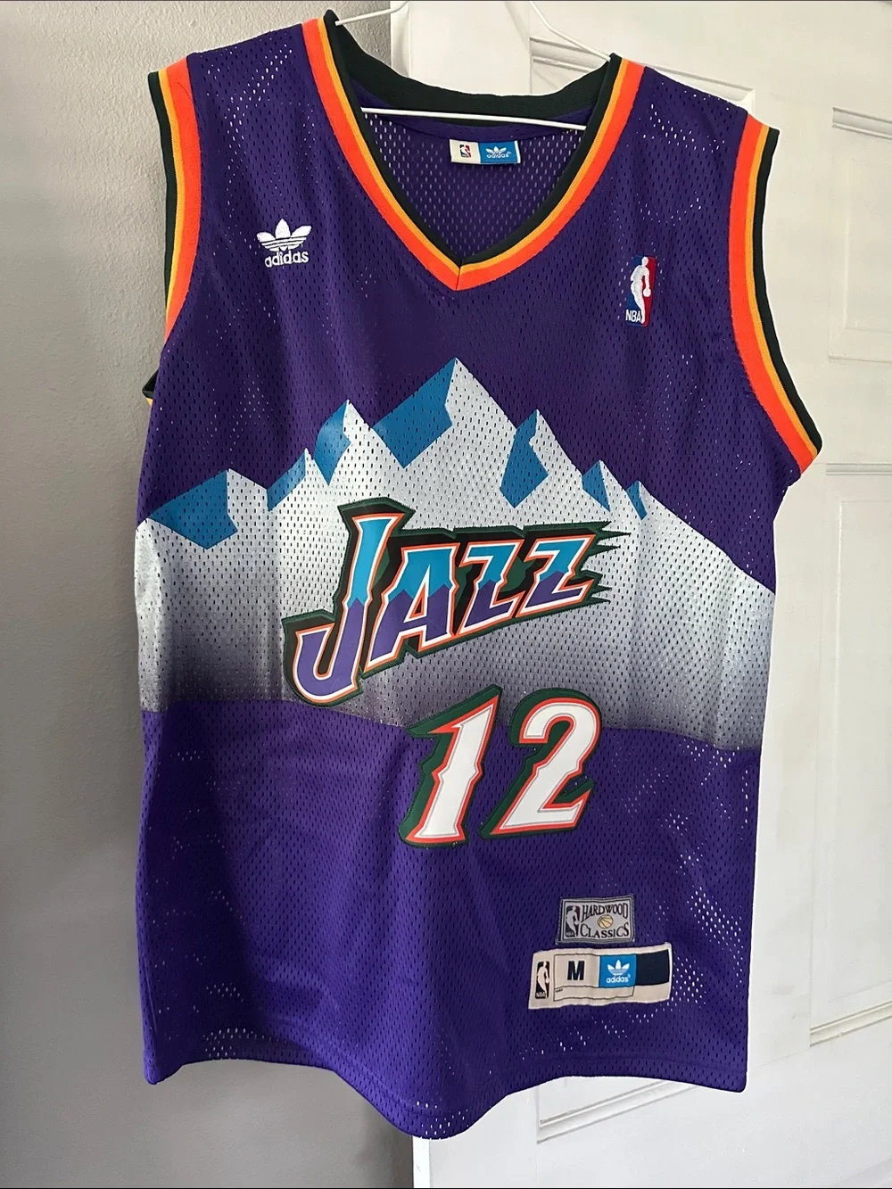 Utah Jazz Stockton #12 Adidas Jersey